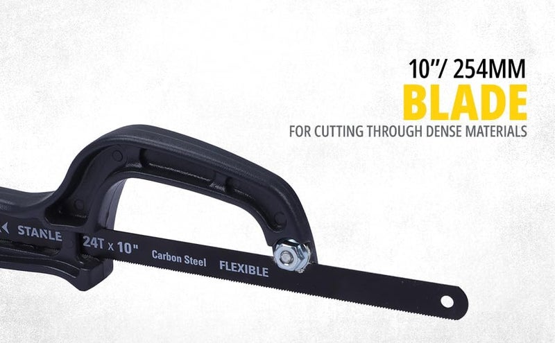 Stanley Mini Hacksaw 0-20-807 - Ergonomic Hand Tool for Metal Cutting - Image 3